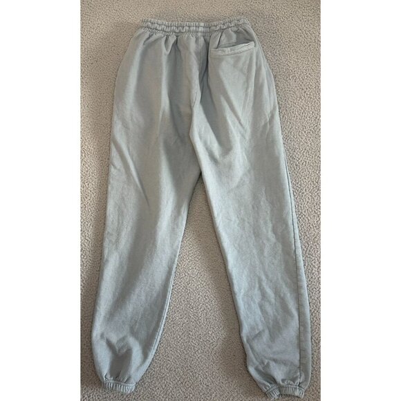 Snax Sweatpants Large Blue Drawstring Waist Cotton Fleece Peru - Picture 12 of 13